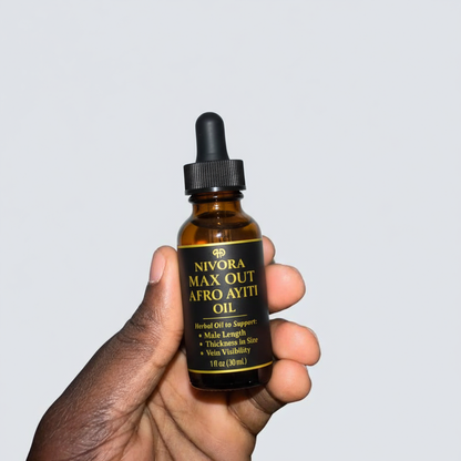 Max Out Ayiti Oil bottle close-up